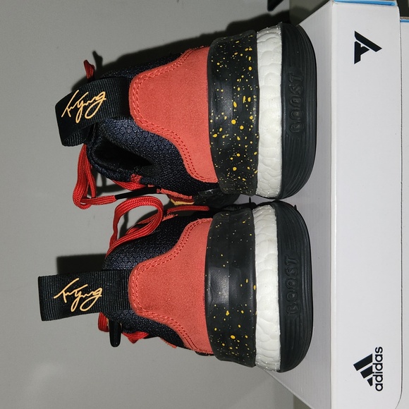 Adidas 2021 Trae Young 1 'Atlanta Hawks' Vivid Red/Team College Gold/Core Black - Picture 8 of 9